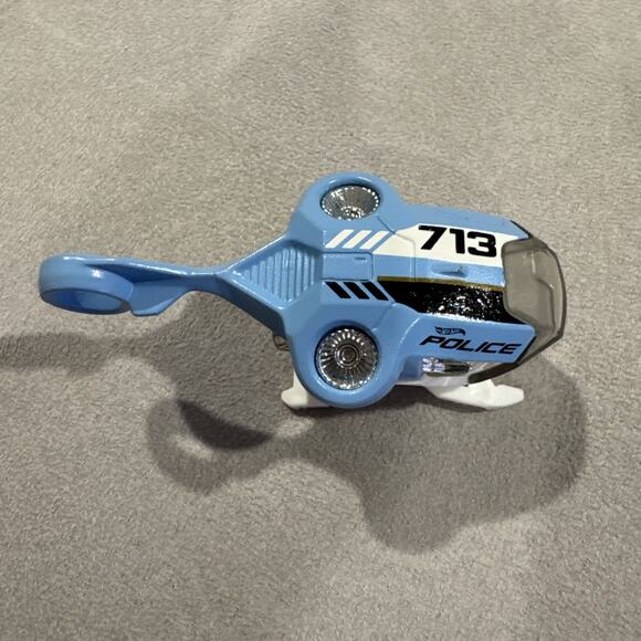 Lot Of 4 Hot Wheels Fastlane Maisto Die Cast Helicopters Airplane Toys Police - Picture 5 of 16